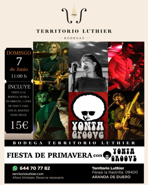 FIESTA DE LAS CEPAS DE LUTHIER - 7 junio