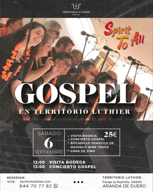 GOSPEL EN VENDIMIA - 6 septiembre